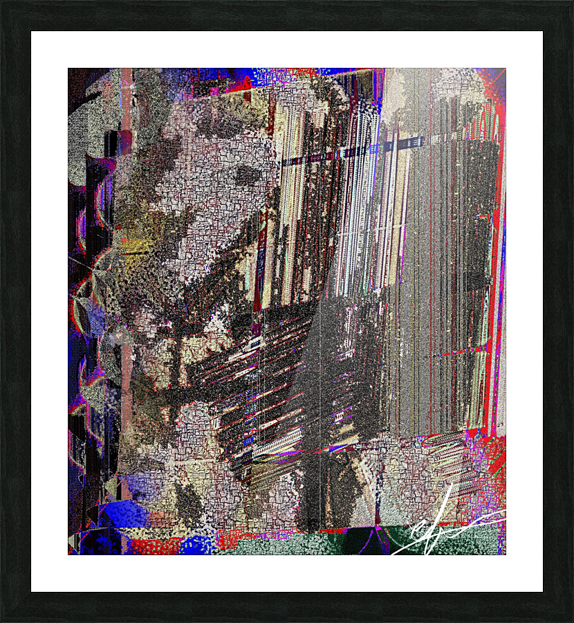 Mashed Bomb Pops & Aged Shredded Wheat Picture Frame print