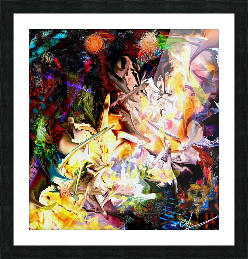 The Glaring Picture Frame print