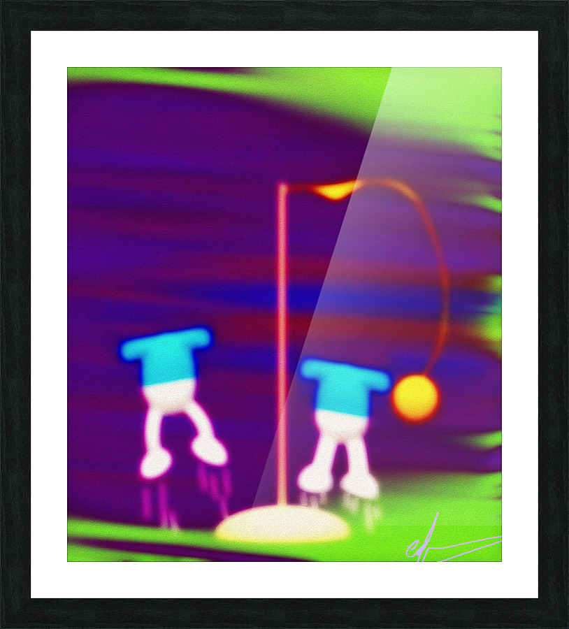 Tetherball Picture Frame print
