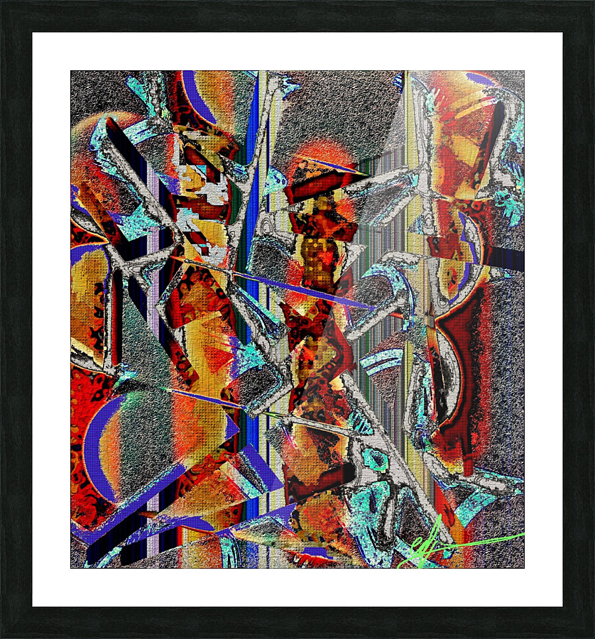 Slash Calisthenics Picture Frame print
