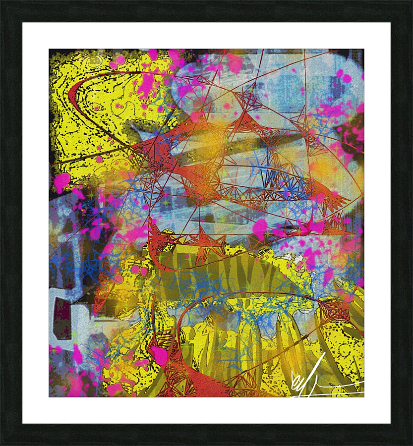 Tangle Zest Picture Frame print