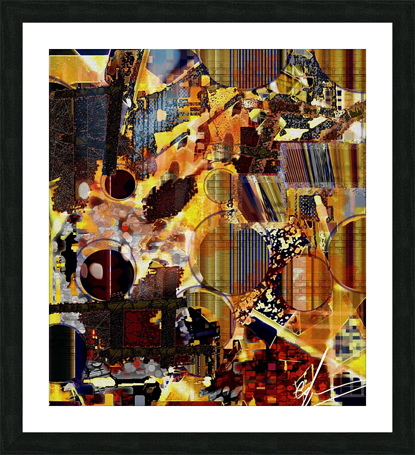Clockwork Widdershins Picture Frame print
