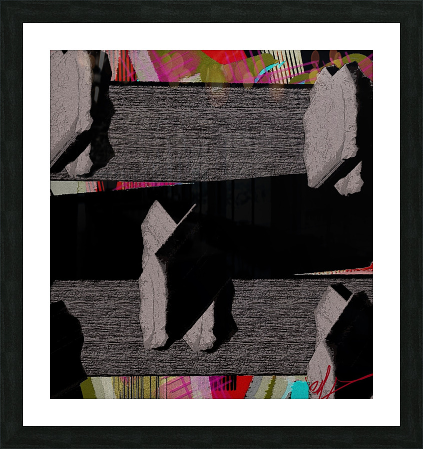 Through the Boards Picture Frame print