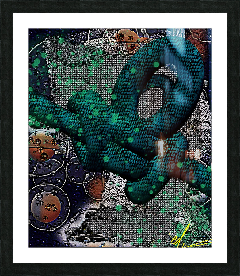Alpine Butterfly Loop Picture Frame print