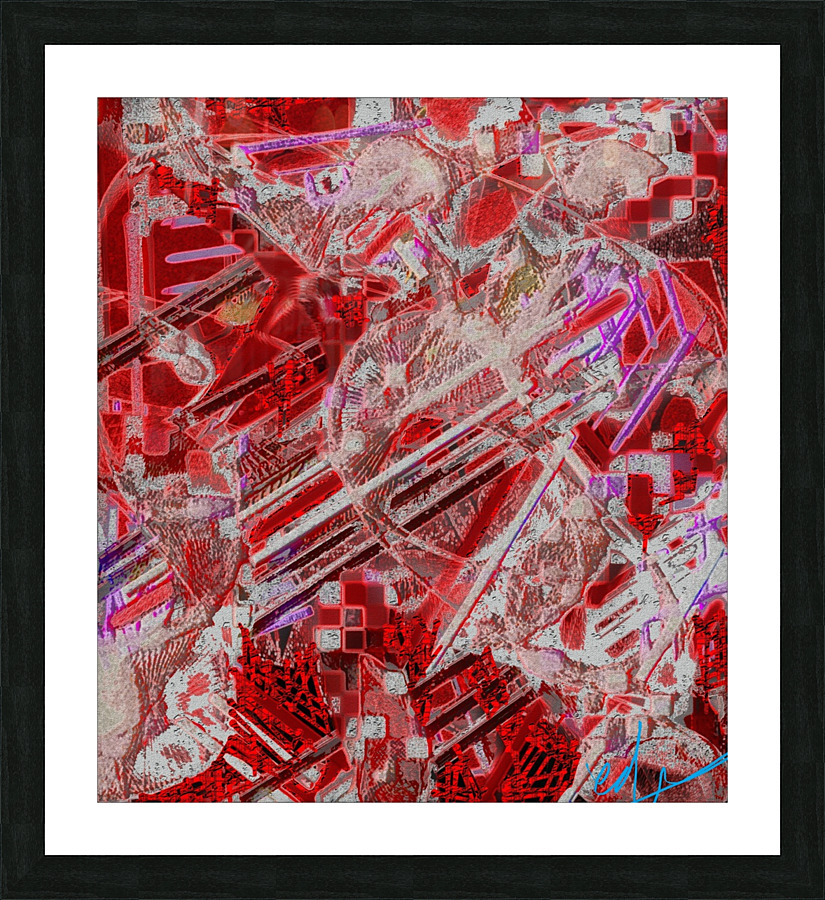 The Sinew Discordant Picture Frame print