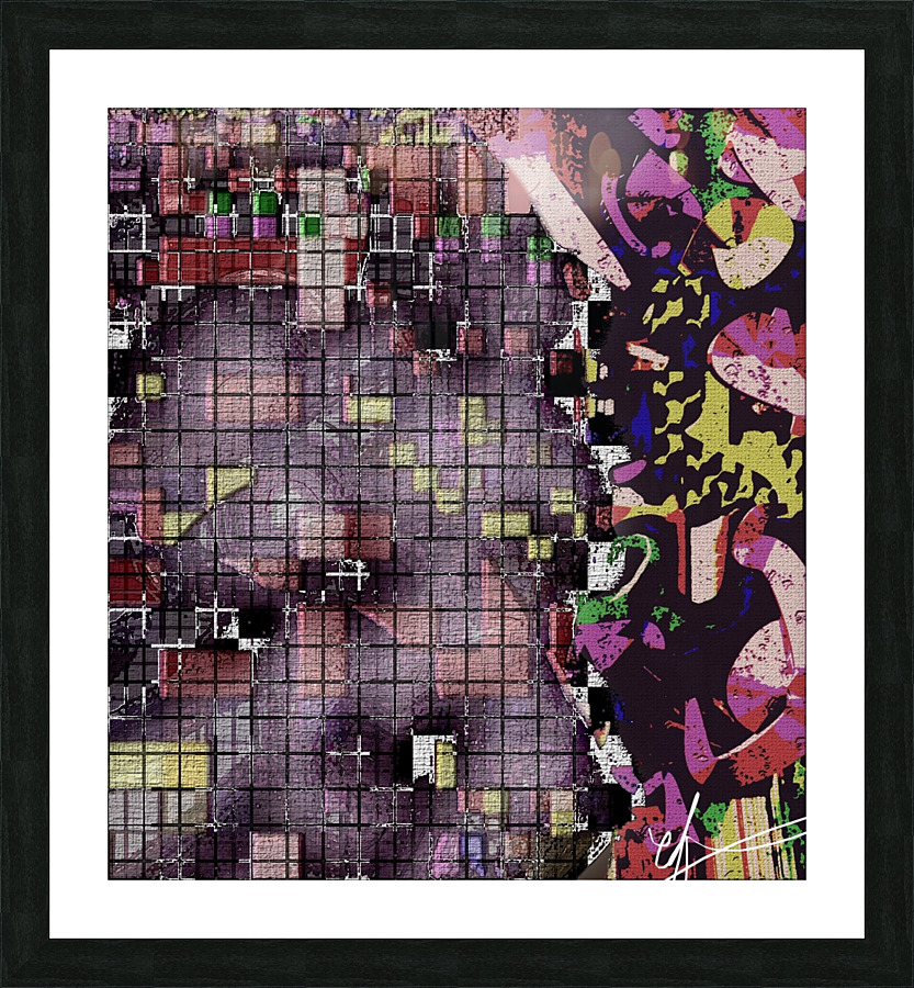The Plaidening Picture Frame print