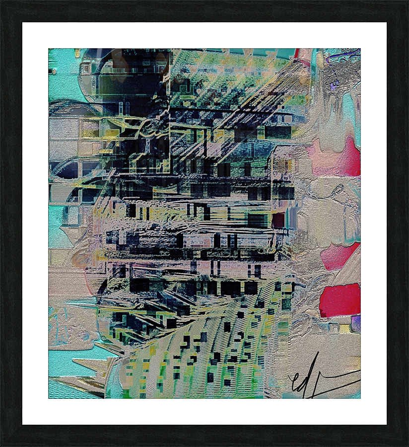 Network Jitters Picture Frame print