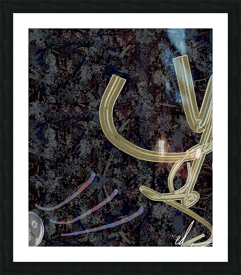 The Aggressive Bowler Picture Frame print