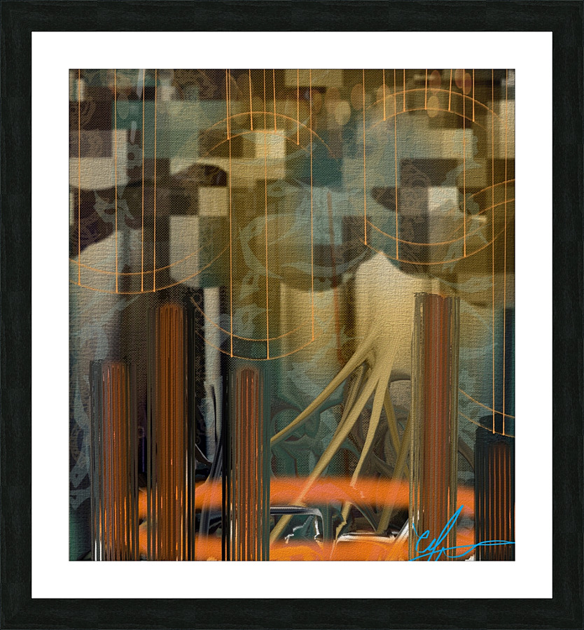 The Summoning Picture Frame print