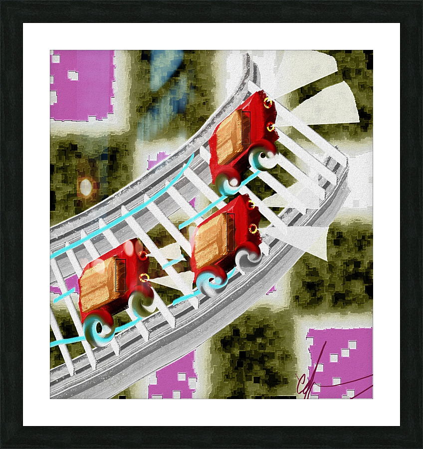 Steep Incline Picture Frame print