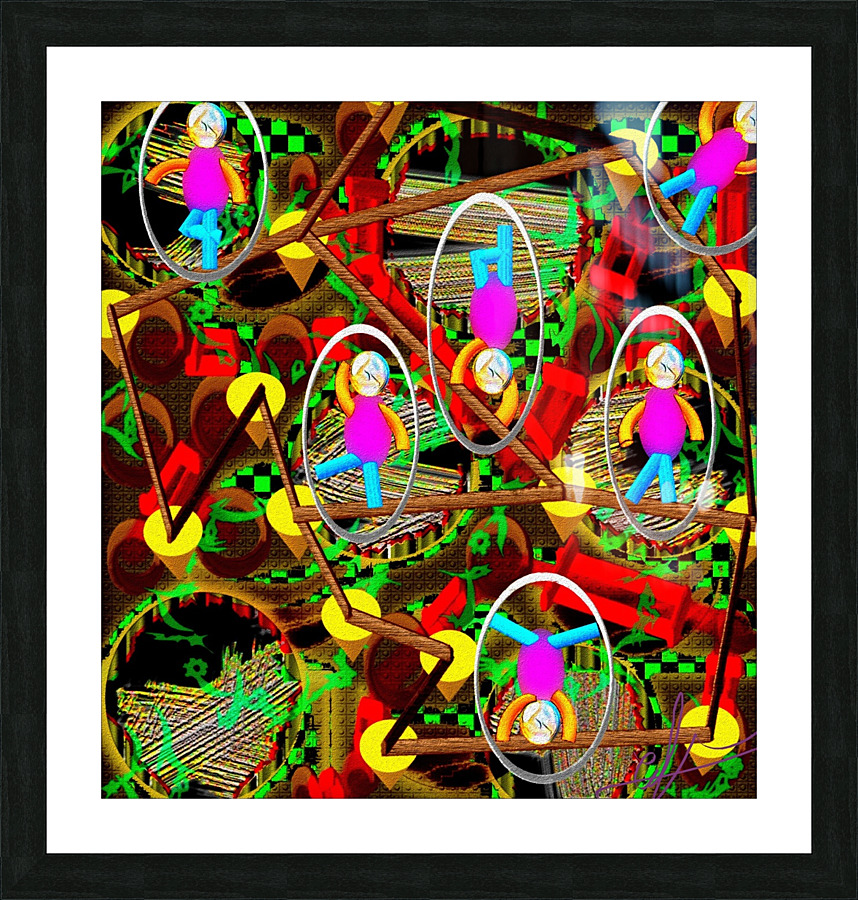 Equilibrists Picture Frame print