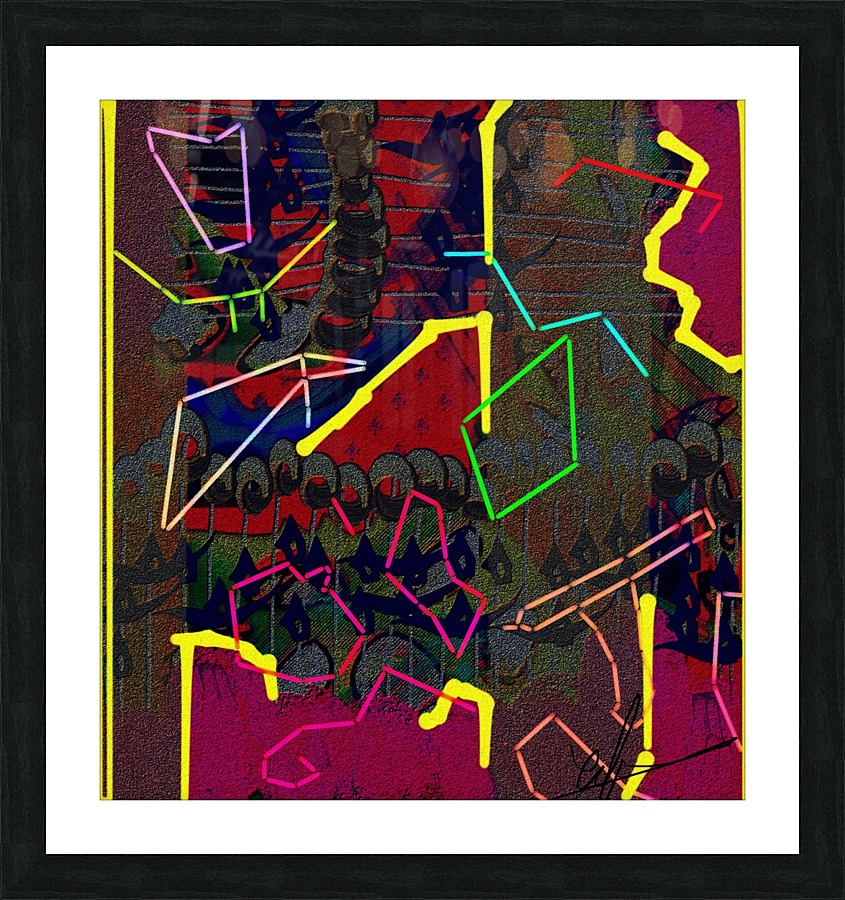 Forgotten Constellations Picture Frame print