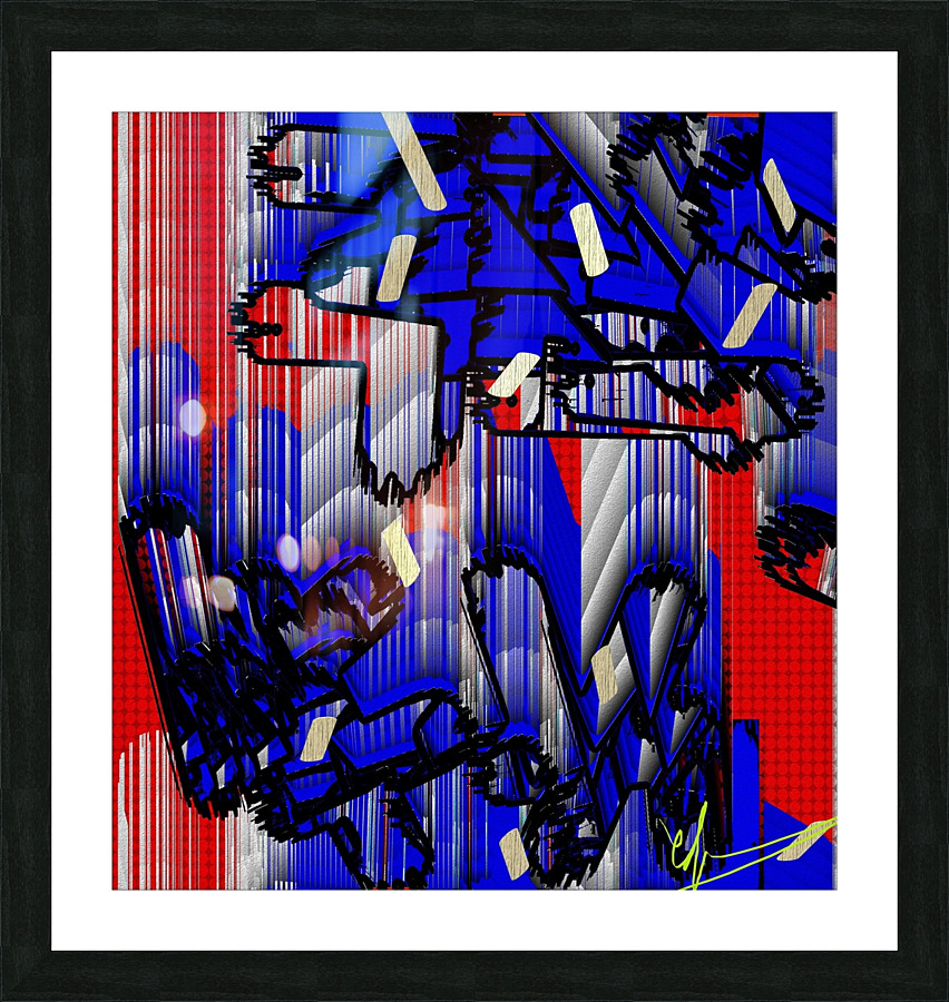Bomb Pop Avalanche Picture Frame print