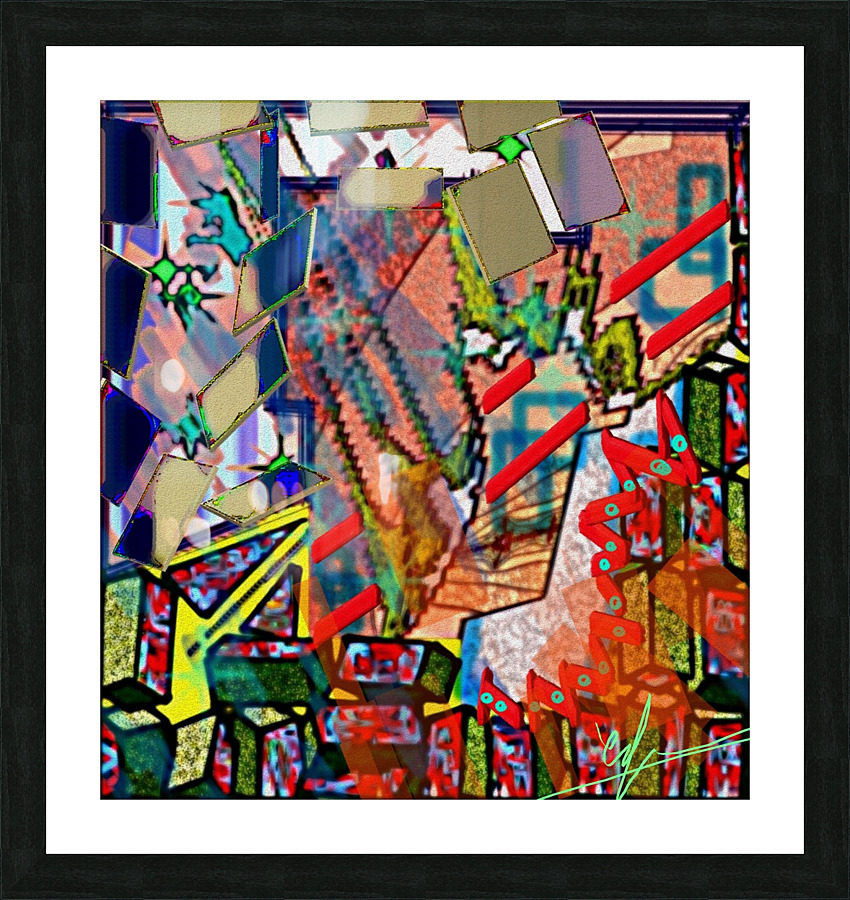 Malabo Blanda Picture Frame print
