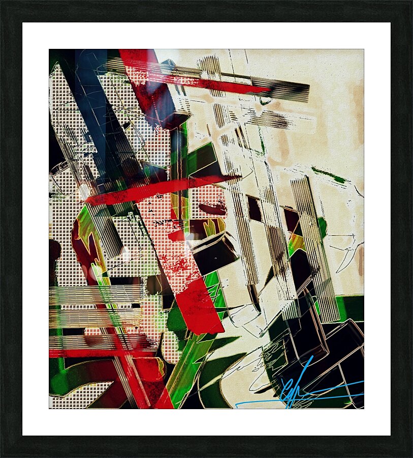 Demolished Abandonment Picture Frame print