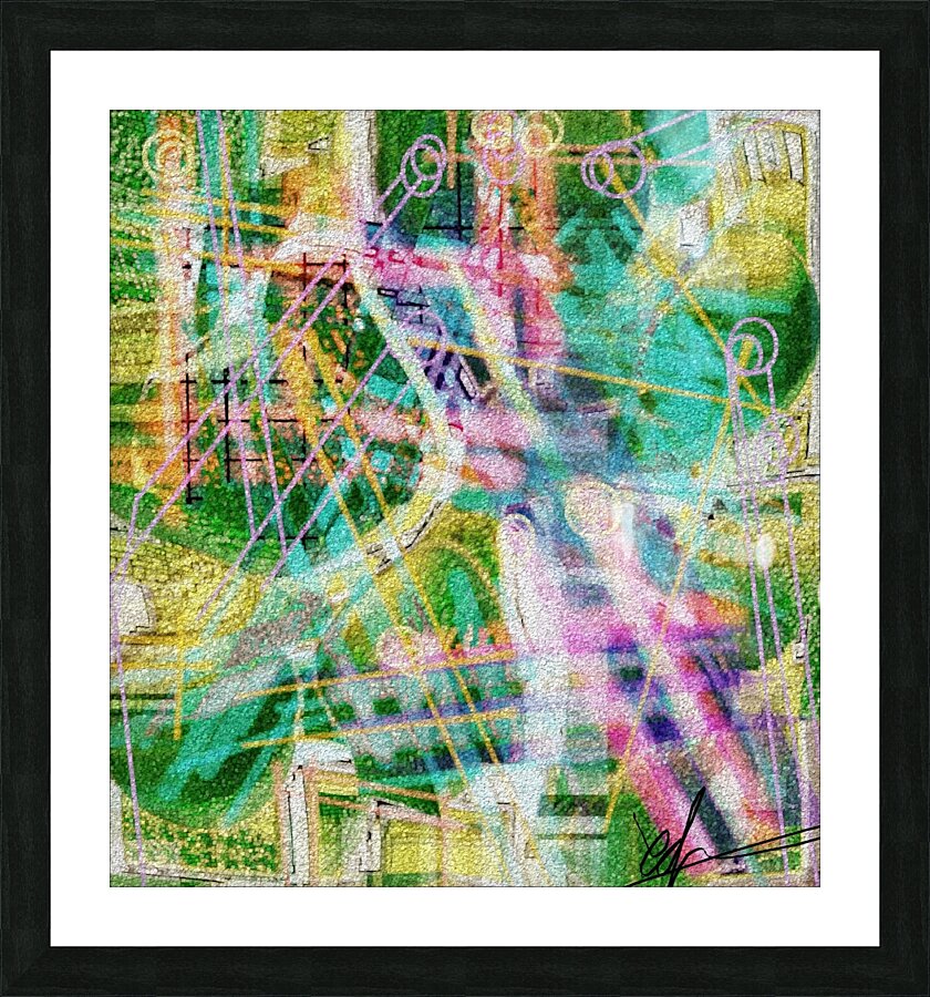 Pulley System Picture Frame print