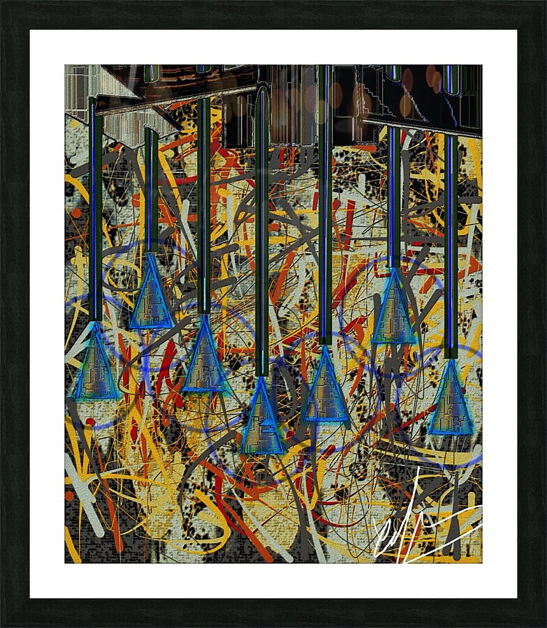 Chimes Without Wind Picture Frame print