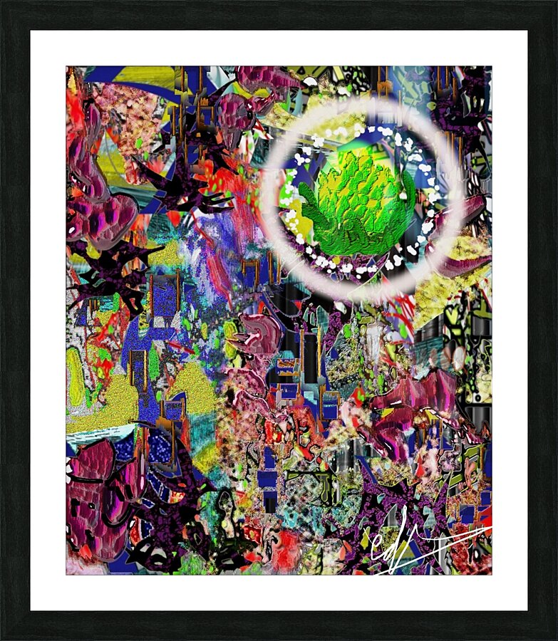 Romanesco Broccoli Picture Frame print