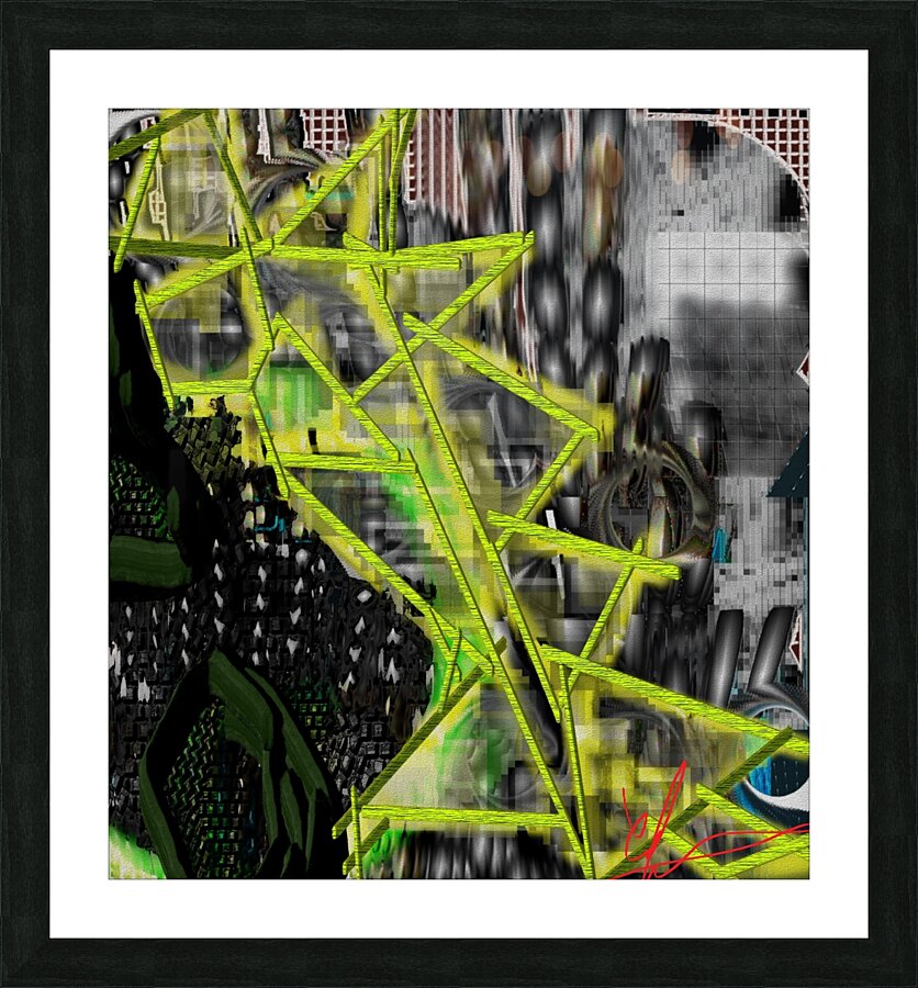 Passing Stegosaurus Picture Frame print