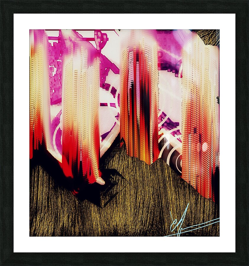 Yanar Dag Picture Frame print