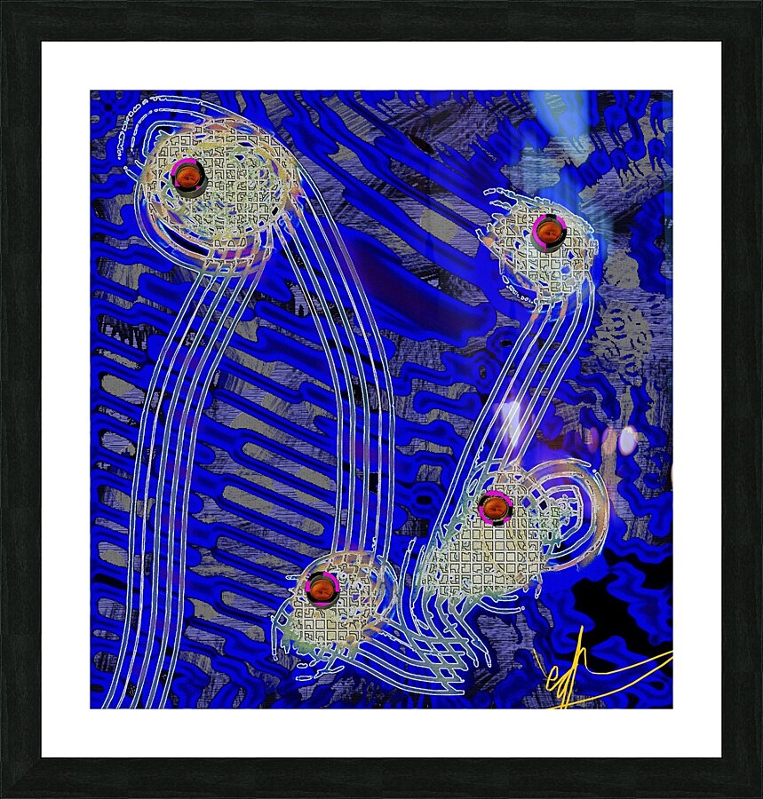 The Serpentine Spaceborne Picture Frame print