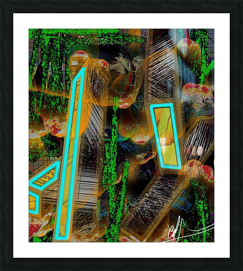 Pleochroic Cacti Picture Frame print