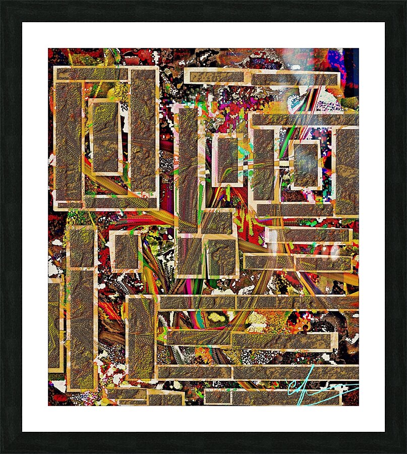 Tezcatlipoca Within Picture Frame print