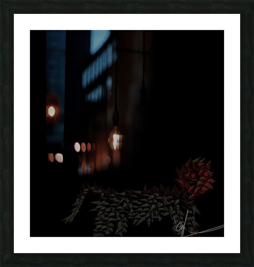 Gowdie Evading Her Accusers Picture Frame print