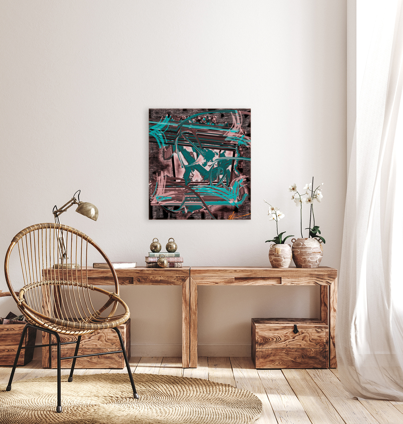 Ocean Water & Wine Reproduction