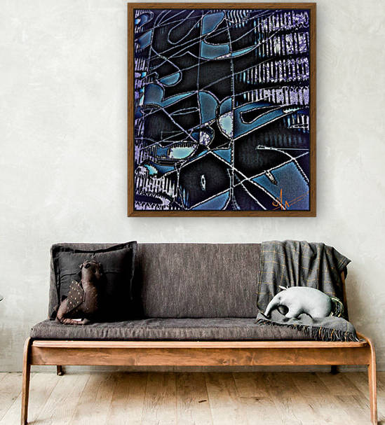 Nacre Velvet Slope & Wires by Ed Purchla