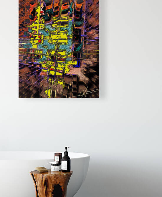 Charges Detonate Beneath Lavander  a Brillante by Ed Purchla