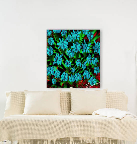 Tumbled Sky Blue Kyanite Aster Abloom by Ed Purchla