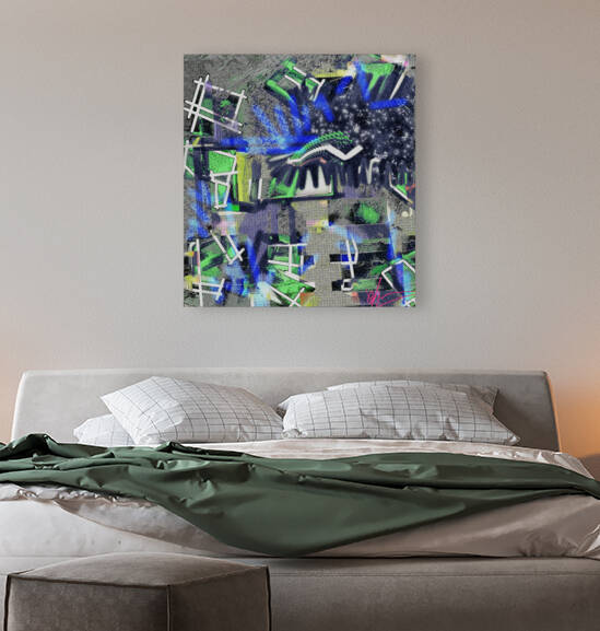 Tumbling Blue Regression by Ed Purchla