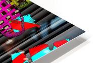 Geometric Layer Cake HD Metal print