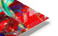Multivariate Glitch HD Metal print