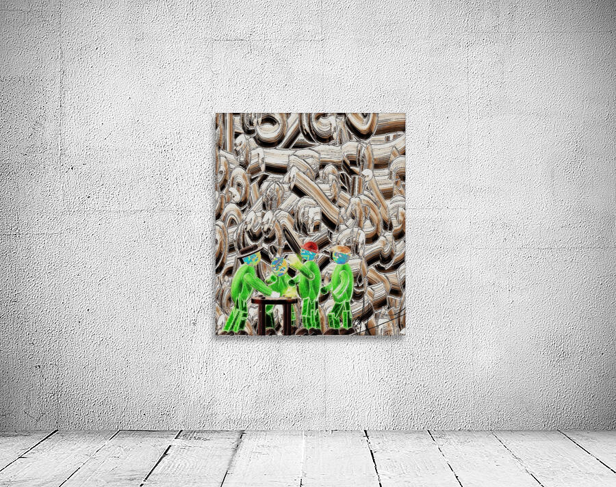 3 Card Monte Wall Preview