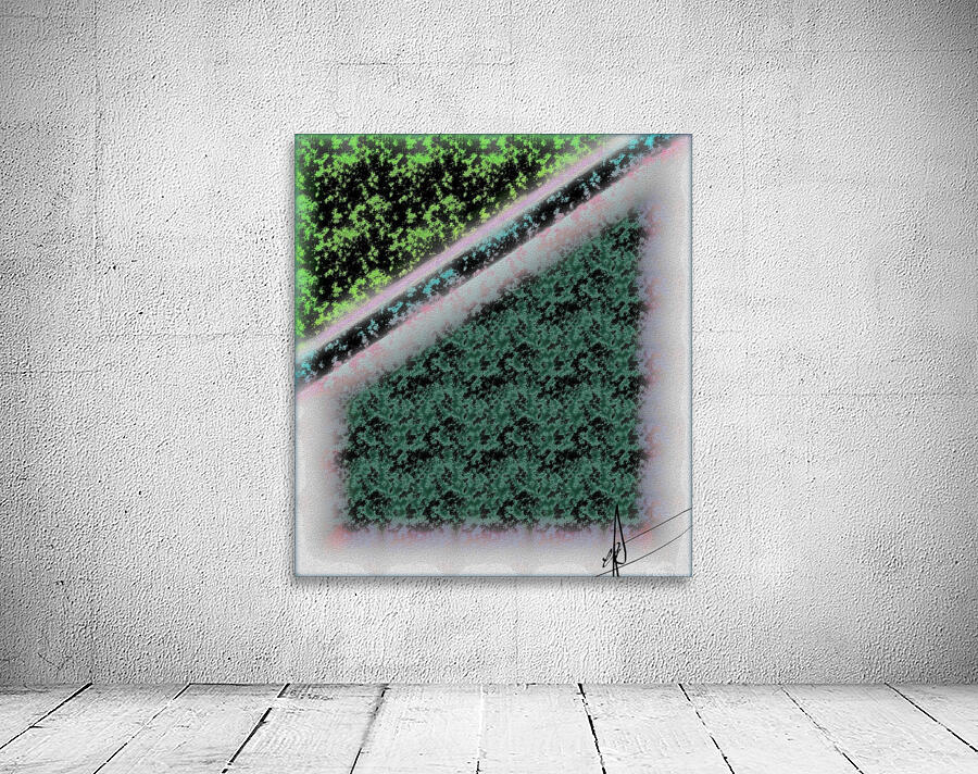 Murky Shrubbery Geometry Wall Preview