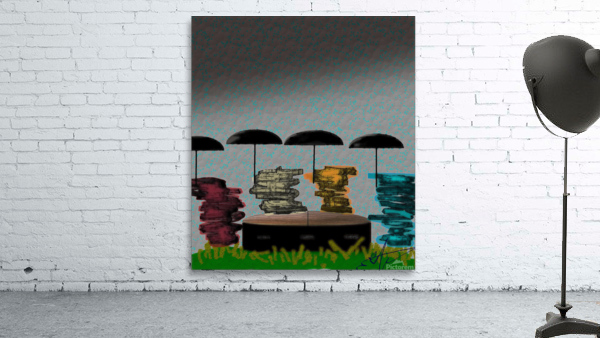 Plastic Slinky Funeral Wall Preview