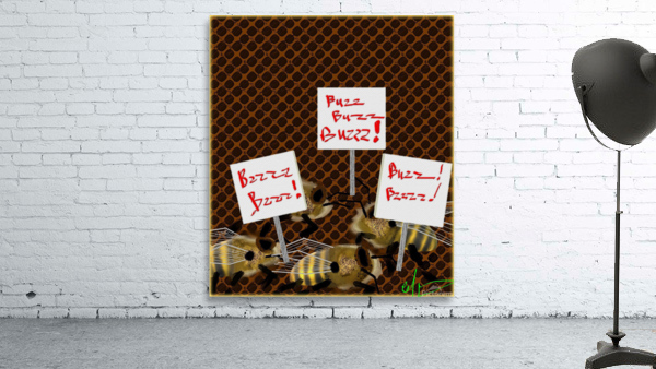 Worker Bees on Strike Wall Preview