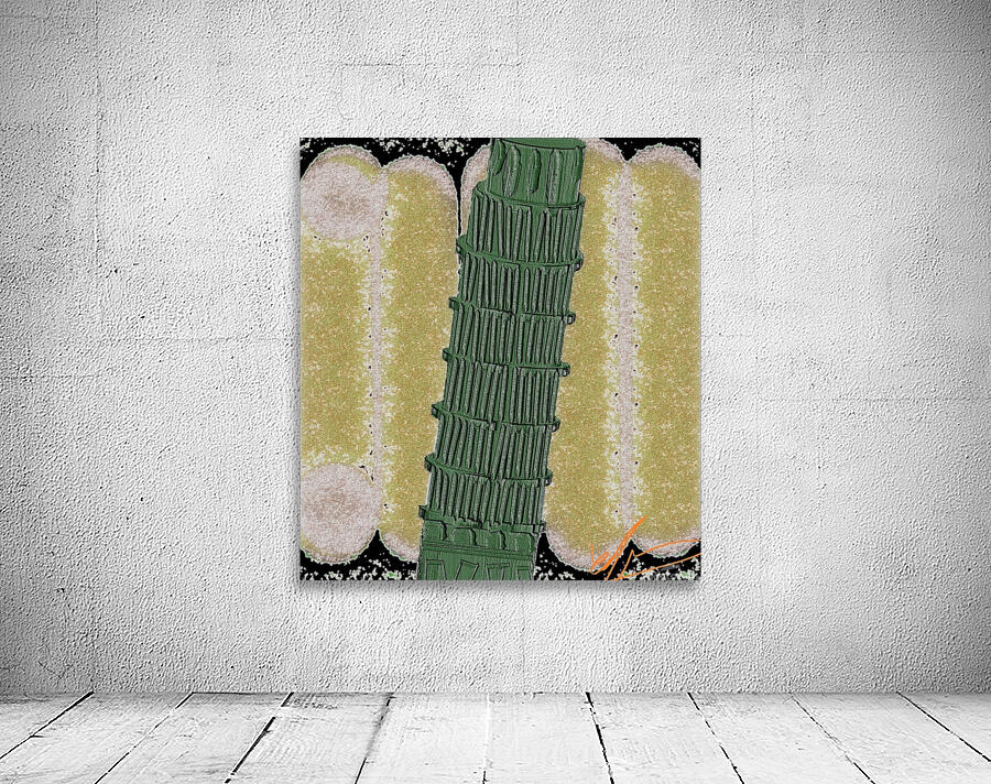 Green Pisa Wall Preview