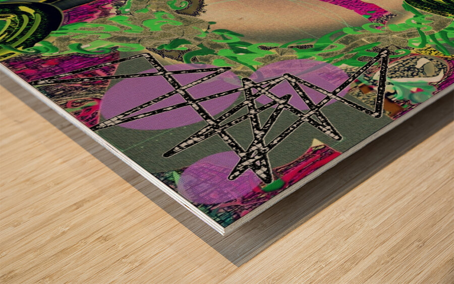 Clandestine Quarters of the Spring Snake Wood print