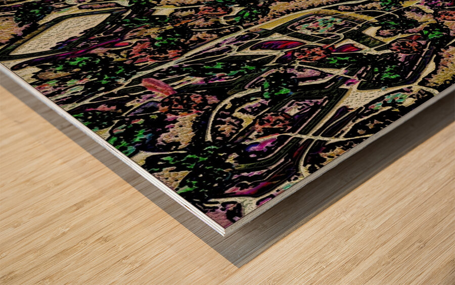 Crabapples Wood print