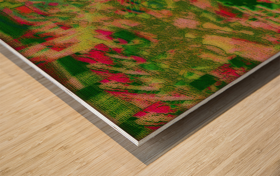Kiwi Strawberry Flavored Mojave Desert Wood print