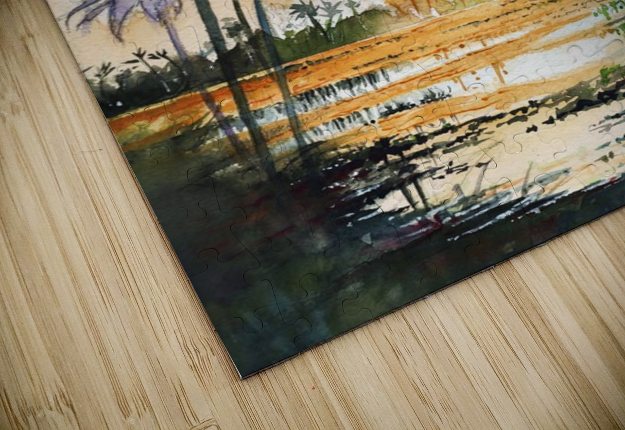 Palm Trees in the Florida Everglades by Hubert ABITBOL Wall Art