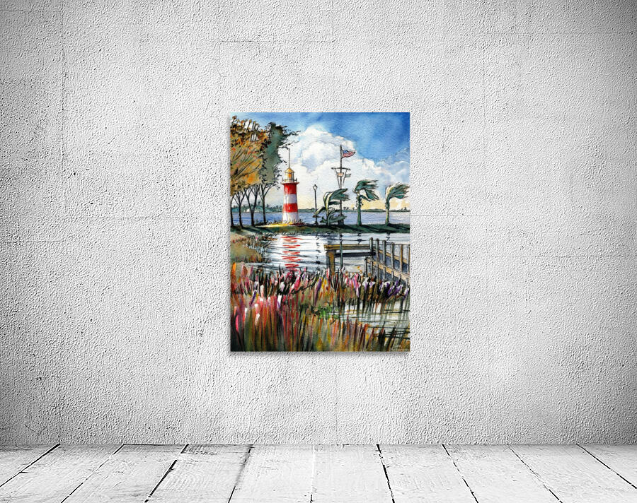 Lighthouse Breeze – Mount Dora Wall Preview