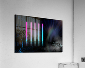 Lady Neon Acrylic Print