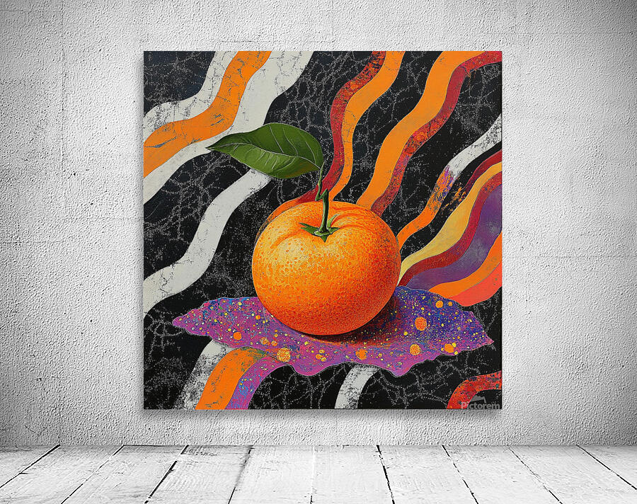 One Clementine abstract Wall Preview