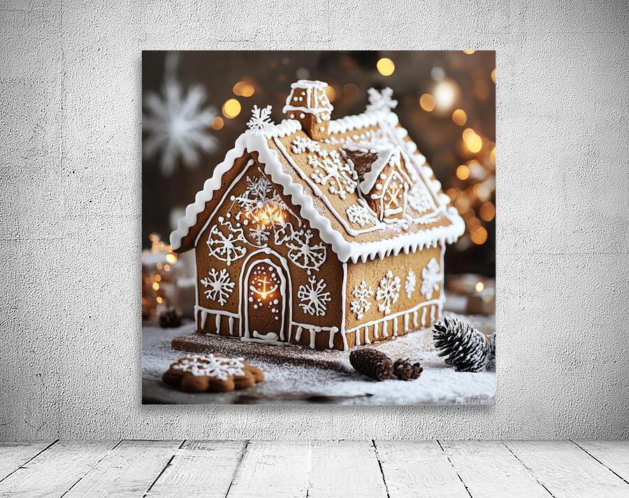 Gingerbread House Wall Preview