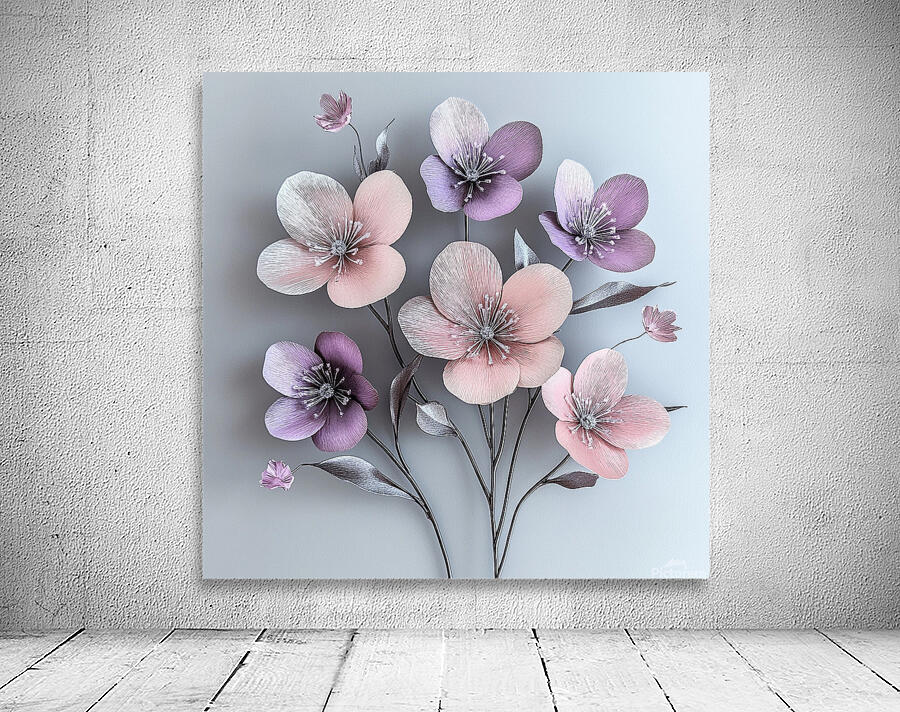 Spring Flowers Wall Preview