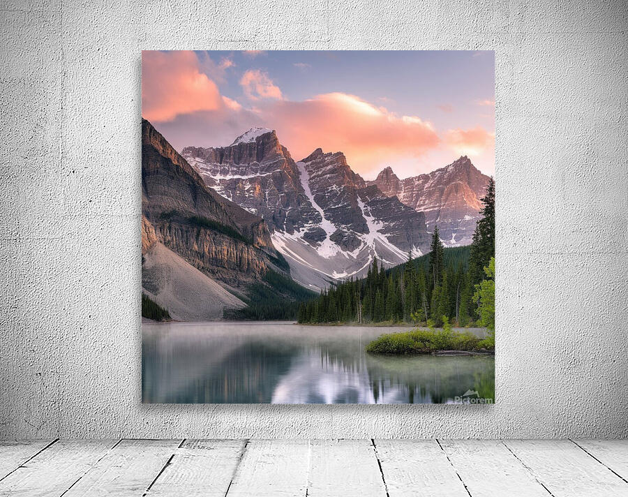 mountain and tree Wall Preview